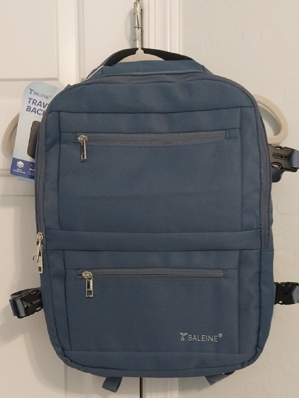 Men's Travel Backpack — Dusty Blue